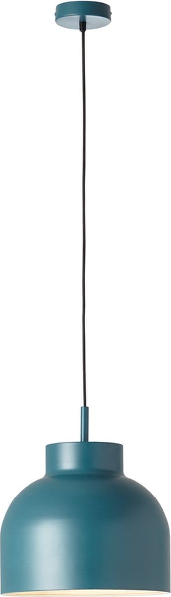 BRILLIANT lamp, Sven hanglamp 1-vlammig turkoois, metaal, 1x A60, E27, 40W, normale lampen (niet meegeleverd), A++