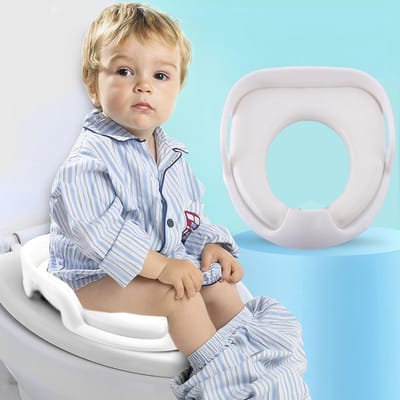 Toiletverkleiner voor Peuters, Potty Training Zitting met Handvatten, Comfortabele Toiletaccessoires voor Jongens en Meisjes, Ideaal voor Zindelijkheidstraining en Badkamergebruik