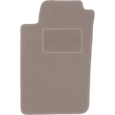 Beige bestuurdersmat voor: Peugeot 206 hatchback, SW, stationwagen, CC, cabrio (1998-2010)