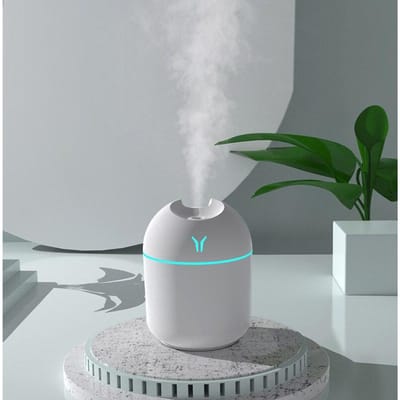 Mini Grote Nevelvolume USB Luchtbevochtiger Huishoudelijk Klein Bureau Intelligent Auto Nieuwe Aromatherapie Machine wit