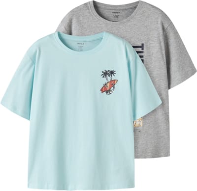 NAME IT KIDS - NKMVAGNO 2P SS LOOSE TOP Jongens T-Shirt