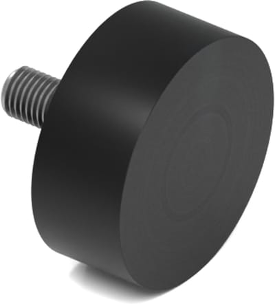 Rubbermagazijn - Trillingsvoet - Type D - 50x20mm - M10 - Set 10 stuks