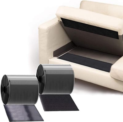 11cm X 2M Extra Sterk Dubbelzijdig Klevend Klittenband Zelfklevend - Zwart