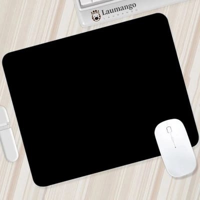 CHPN - Muismat - Zwart - 240 x 200 mm - Antislip - Logo-vrij - Zwart - Computer accessoire