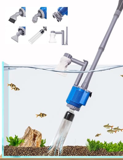 Aquarium Gravel Cleaner - Elektrische Automatische Vacuüm Water Verwarder Zand Algae Reiniger Filter Verwarder 110V/28W