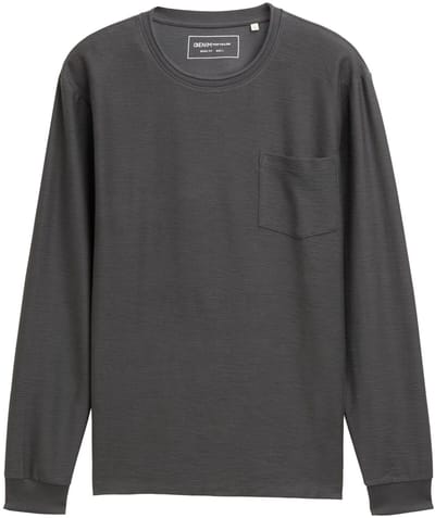 Tom Tailor Denim - Overhemd met lange mouwen en borstzak - Maat XS - ash grey