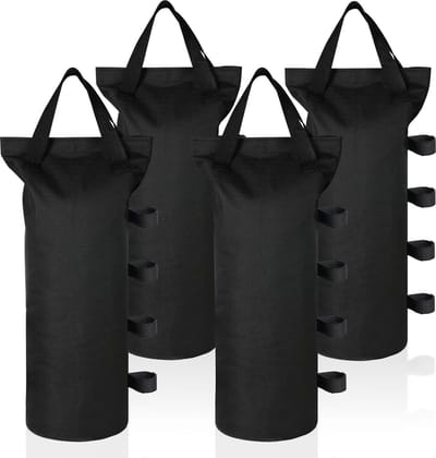Gewichten voor paviljoen, set van 4 paviljoen, zandzakken, 600D Oxford, verdikte zandzak, verzwaring, waterdichte zandzakken voor tent, voor paviljoen, parasol, trampoline, outdoor, 48,5 x 15