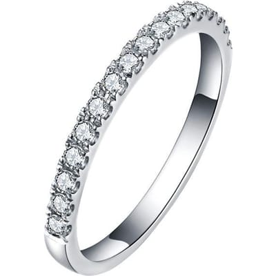 925 Sterling Zilver Galaxy Ring Dames Moissaniet Diamanten Ring Mode Ring Sieraden 6 white