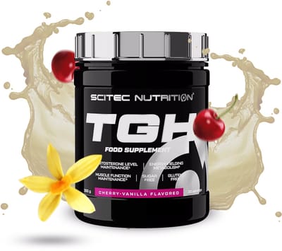 Scitec Nutrition® - TGH (300 gram - Cherry/Vanilla) - Kers/Vanille - 30 doseringen - Testosterone booster - Verhoogt prestaties - poeder - aminozuren