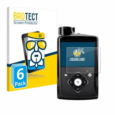 Screenprotector 6 Stuks voor Medtronic Minimed 780G Beschermglas transparant