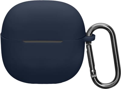 kwmobile cover voor oordopjes case - geschikt voor Xiaomi Redmi Buds 6 Lite - Trendy beschermhoes draadloze oordopjes in donkerblauw