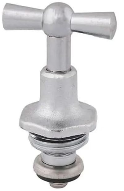Schlösser Armaturen JS Draaiknop bovendeel, met O-ring, DN15, 1/2'', mat verchroomd, 0018221520001
