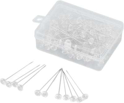 Corsage Pinnen - Kristallen Spelden - Bruiloft Decoratie - Fijn Vakmanschap - 50 Stuks - Zilver