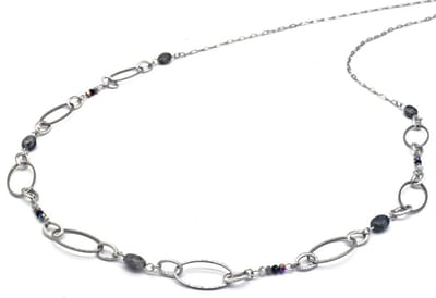 Lange Ketting - RVS - Lengte 88-94 cm - Zilverkleurig