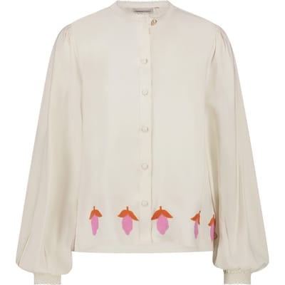 Fabienne Chapot Hester Blouse Cosy White Maat: 42 | Blouses Outlet | Dames | Wit