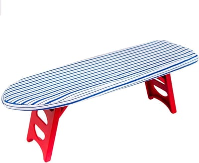 Tafelstrijkplank - Kleine strijkplank - Compact strijken - Opvouwbare poten - 35 x 11 x 5 cm