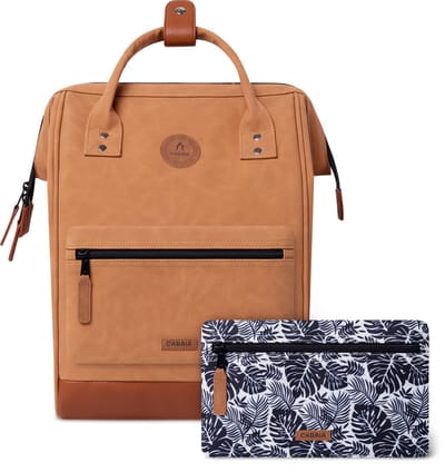 CABAIA - Rugzak Adventurer Medium 18L Moscow, Computercompartiment 13", Levenslange garantie, Brede opening - Bruin
