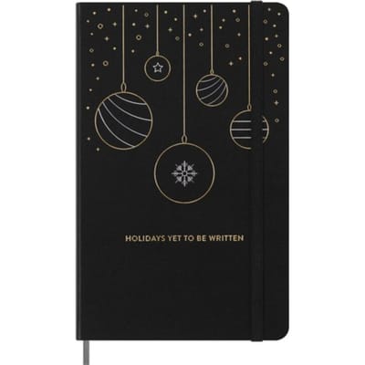 Moleskine limited edition holiday notitieboekje large zwart gelinieerd