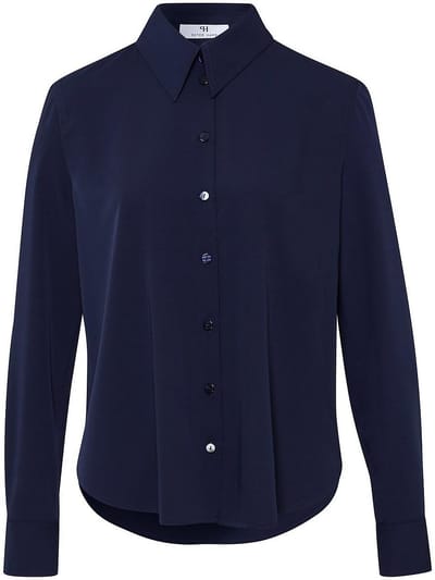 Blouse Van Peter Hahn blauw