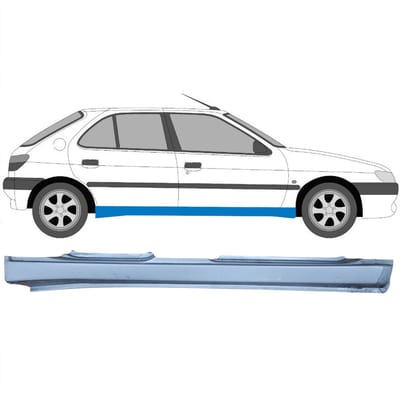 Volledige dorpel voor Peugeot 306 1993-2001 / Rechts