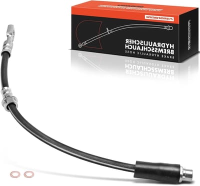 Remslang Vooras - Remleiding Slang - Auto Onderhoud - Links Of Rechts - 415 mm - Zwart