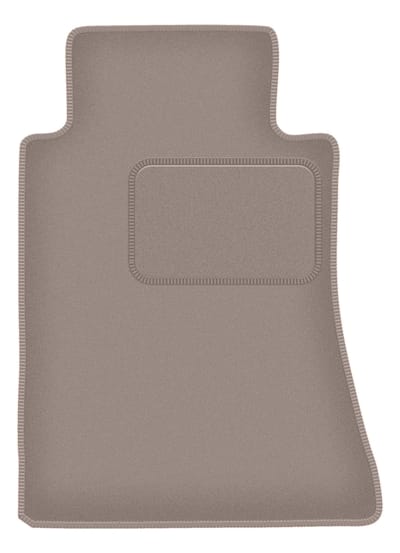 Beige bestuurdersmat voor: Mercedes E W124 coupé (1984-1997)