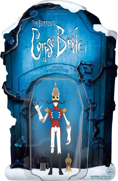 Super7 - Tim Burton's Corpse Bride - ReAction Action Figure General Wellington 10 cm