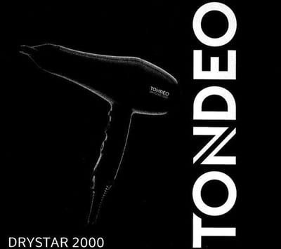 Tondeo Drystar 2000 Hair Dryer Haardroger Art.32302 1stuks