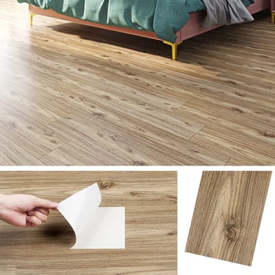 Peel and Stick Vinyl Vloertegels 90x15cm in Houtlook - Waterdichte Planken voor Laminaatvloeren, Eenvoudige Installatie en Duurzaam Gebruik