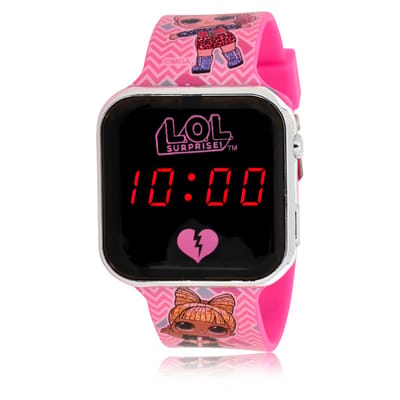 Disney LED Watch L.O.L Surprise! - 5-DIS001 - Kinderhorloge Met LED Display Voor Datum en Tijd - Roze