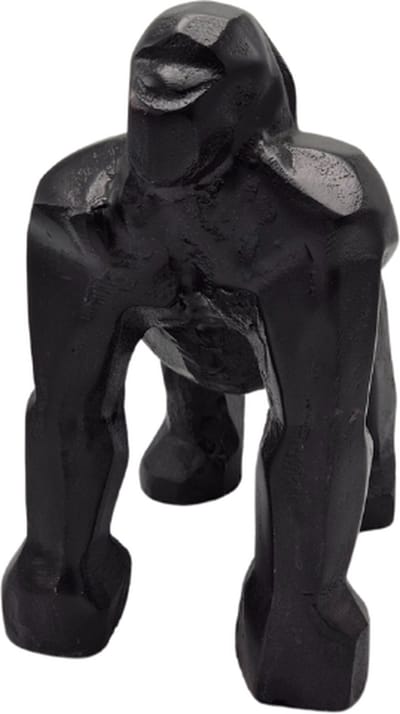 Deco4yourhome® - Gorilla - Aap - Decoratief - Art - Monkey - Zwart - Black - 25cm