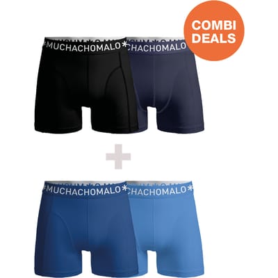 Muchachomalo Boxershort Heren – 4 Pack – 95% Katoen – Heren Ondergoed – Kleding – Stevig Ondergoed – Onderbroeken Heren