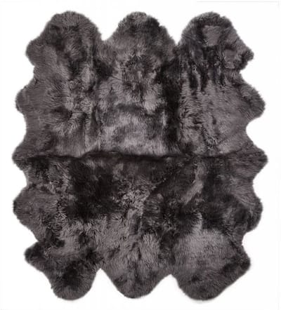 Natures Collection - Premium 6 dubbele Nieuw- Zeelandse schapenvacht - Langharig - Kleed 180x162 cm