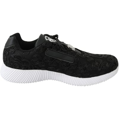 Plein Sport Vrouwen Zwart Polyester Runner Joice Sneakers Schoenen