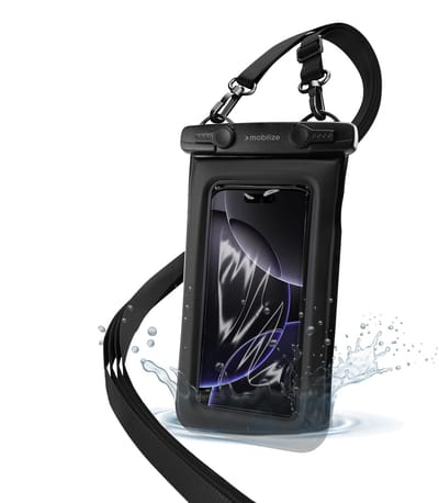 Mobilize Telefoonhoesje geschikt voor Flexibel TPU Waterdicht Hoesje Hoesje | Mobilize Floating Bag - Zwart