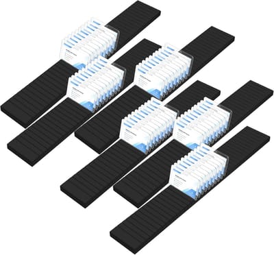 Houten naambadgehouder set van 6 - Organiser voor ID-badges en naamkaartjes - Perfect voor kantoor en school