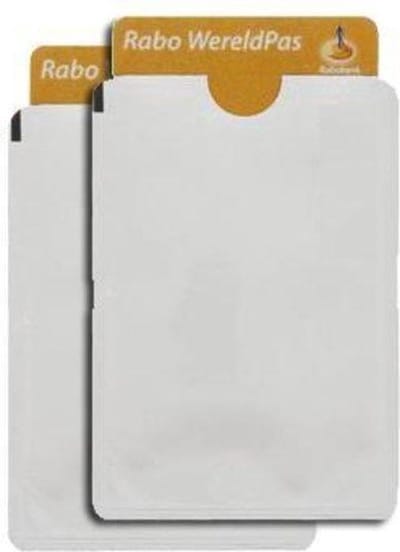 Okado RFID Kaarthoesjes 10 Stuks Zilverkleurig – RFID Blocker Pasjeshouder voor Bankpas, OV-chipkaart, ID-kaart en Creditcard – Beschermhoesjes voor Portemonnee