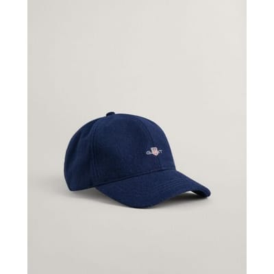 Gant Embroidery Shield Melton Cap Marine / male