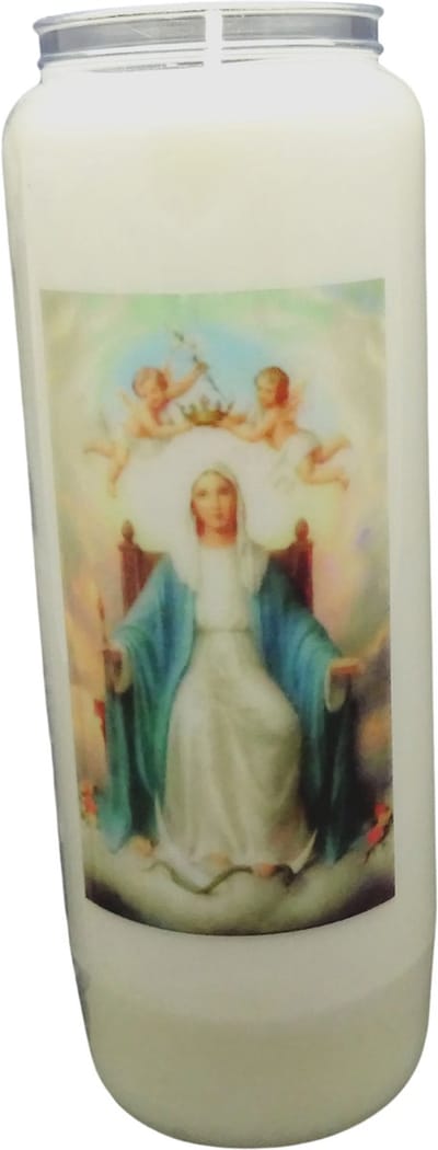 Noveenkaars Heilige Vrouw 025 - 9 dagen brander (5 stuks)