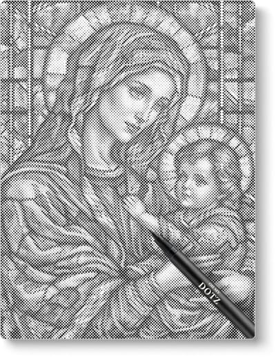 Maria | Dot painting | 40x50cm | Dot painting | Oh My Dotz | Dots stippen | Diamond painting & Schilderen op nummer alternatief | Happy hobby