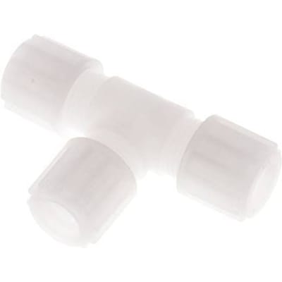 12x10mm PVDF T-Vormige Knelfitting 10 Bar
