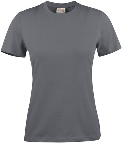Printer HEAVY T-SHIRT LADY 2264014 - Staalgrijs - L
