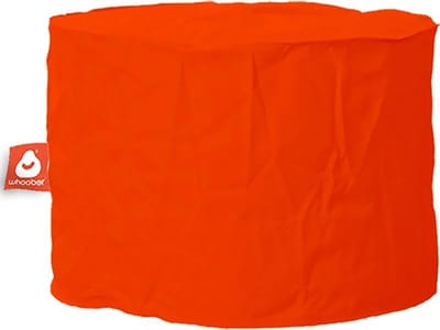 Whoober zitzak poef Rhodos outdoor donker oranje - Wasbaar - Voor binnen en buiten