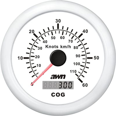 OceanTEC GPS-snelheidsmeter 0-60 kn