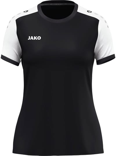 Jako Dynamic Shirt Korte Mouw Dames - Zwart / Wit / Antraciet | Maat: M