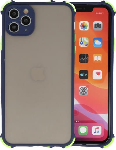 Bestcases Schokbestendig Hardcase Backcover iPhone 11 Pro Max - Blauw