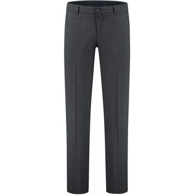 Com4 Broek Modern Chino Uni Wool Blend Medium Grey / male