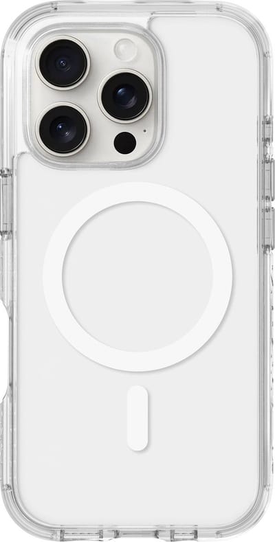 LAUT Crystal Matter X Hoesje, Ultra Transparant, 6m Valbescherming, MagSafe® Compatibel, IMPKT Cell Technologie, voor Apple iPhone 16 Pro, Transparent