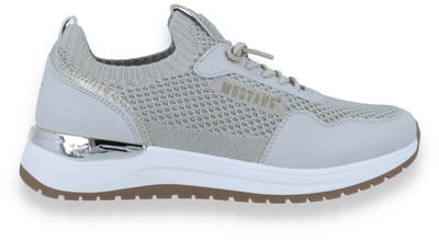Mustang Dames Sneaker Sand | Beige | Maat: 37