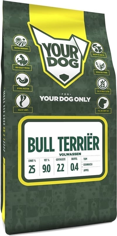 Yourdog Bull terriër Rasspecifiek Adult Hondenvoer 6kg | Hondenbrokken